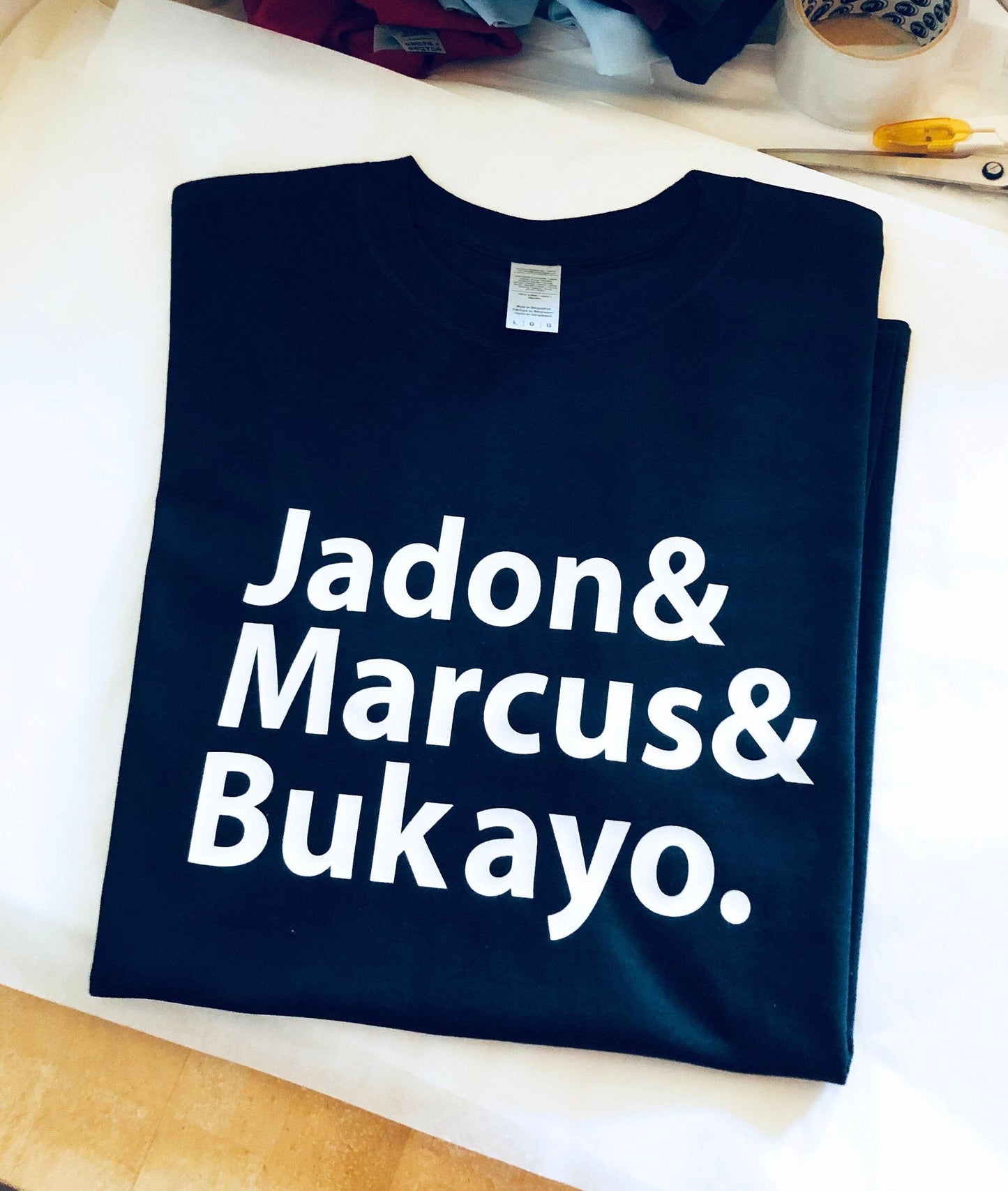 Jadon, Marcus & Bukayo print Sweatshirt with size variations, S, M, L, XL, 2xl, BLM, three lions, mens sweatshirt, womens sweatshirt