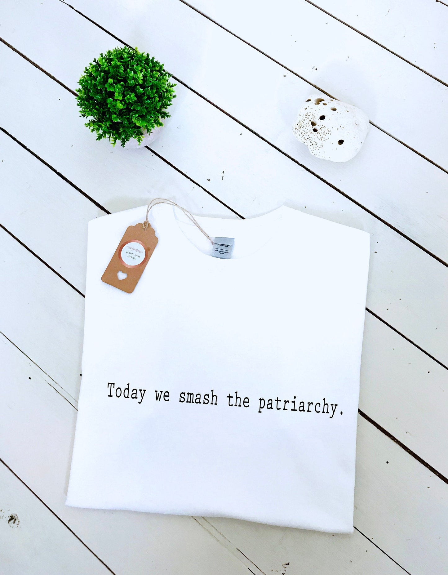 Today we smash the patriarchy slogan print Unisex T-shirt, women's sizes feminist, equal rights, political shirt, womens top - my body!