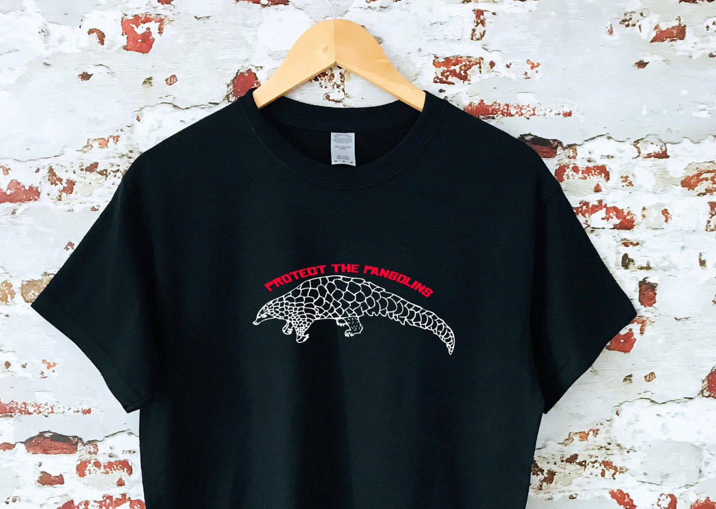 Protect The Pangolin Unisex T-shirt, multiple sizes and colours, wildlife, animal protection, climate change, men and womens top