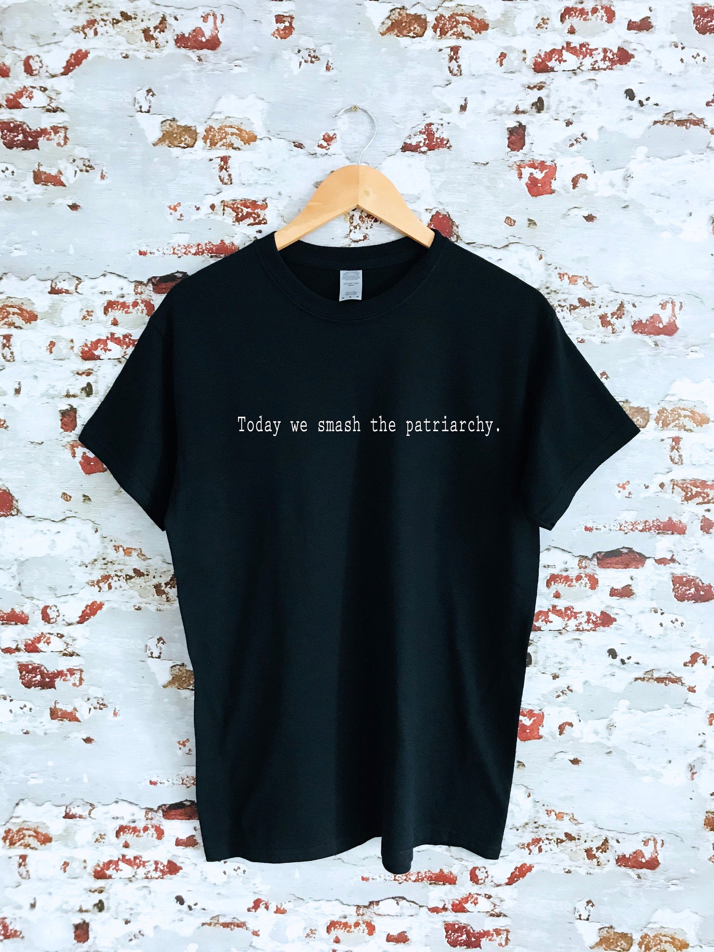 Today we smash the patriarchy slogan print Unisex T-shirt, women's sizes feminist, equal rights, political shirt, womens top - my body!