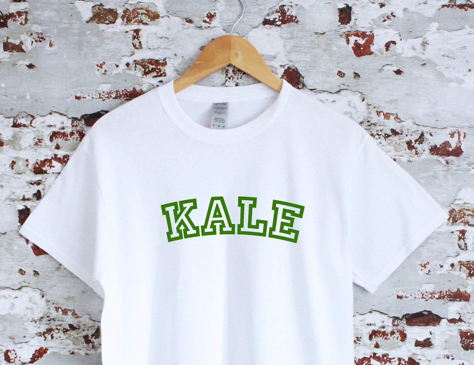 Kale unisex T-shirt, multiple sizes & colours, vegan gift, vegan clothing, animal rights, healthy living t-shirt, mens and womens top