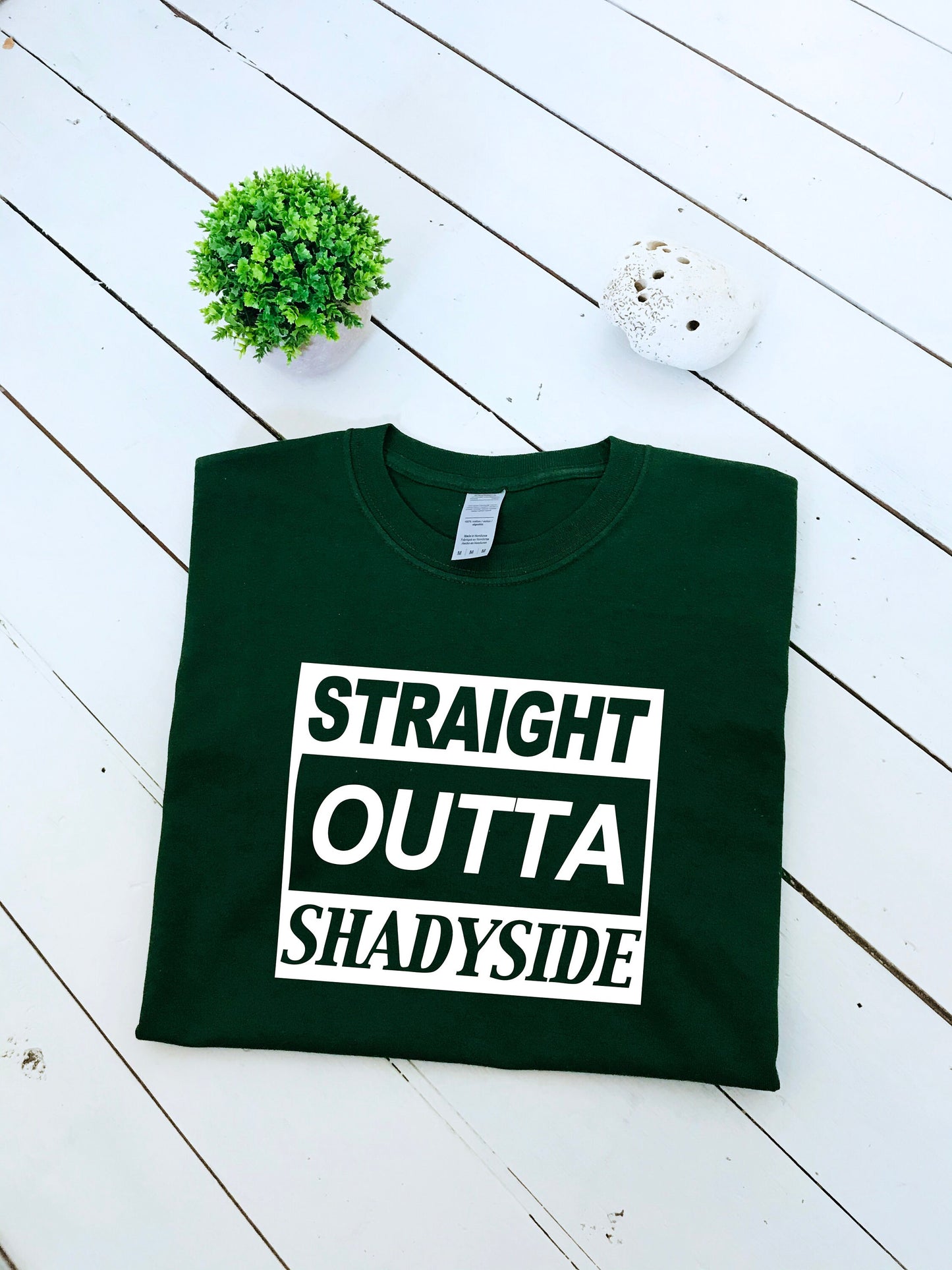 Shadyside print T-shirt, S, M, L, XL, 2XL, Straight Outta Shadyside, halloween, spooky shirt, fear street, horror gift, tee, unisex clothing