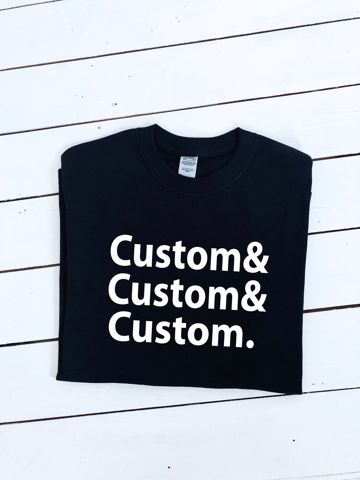 Custom list T-shirt, personalised, 100% cotton, multiple sizes available for adults and kids, perfect gift, womens top, christmas idea