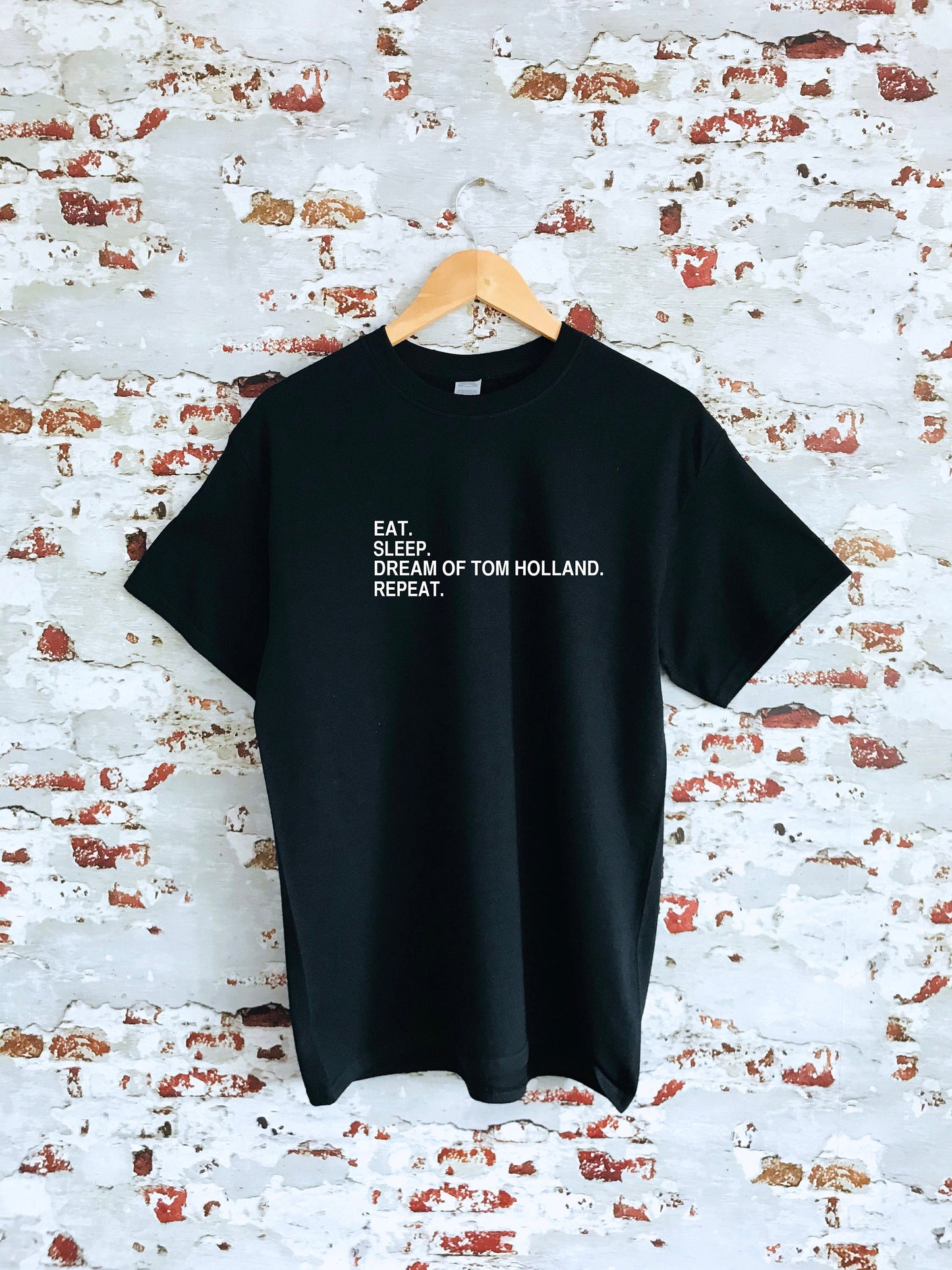 Dream of Tom Holland & repeat print T-shirt, unisex, multiple sizes and colours, mens and womens top