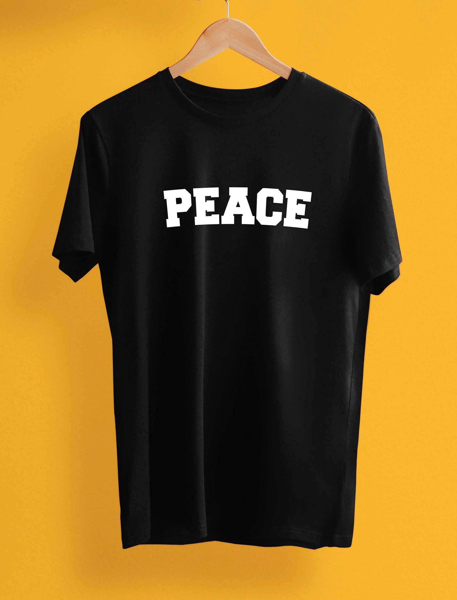 Peace T-shirt, unisex, multiple sizes & colours, stop the war, mens and womens top, hippie tee, peace tee, anti-war tee