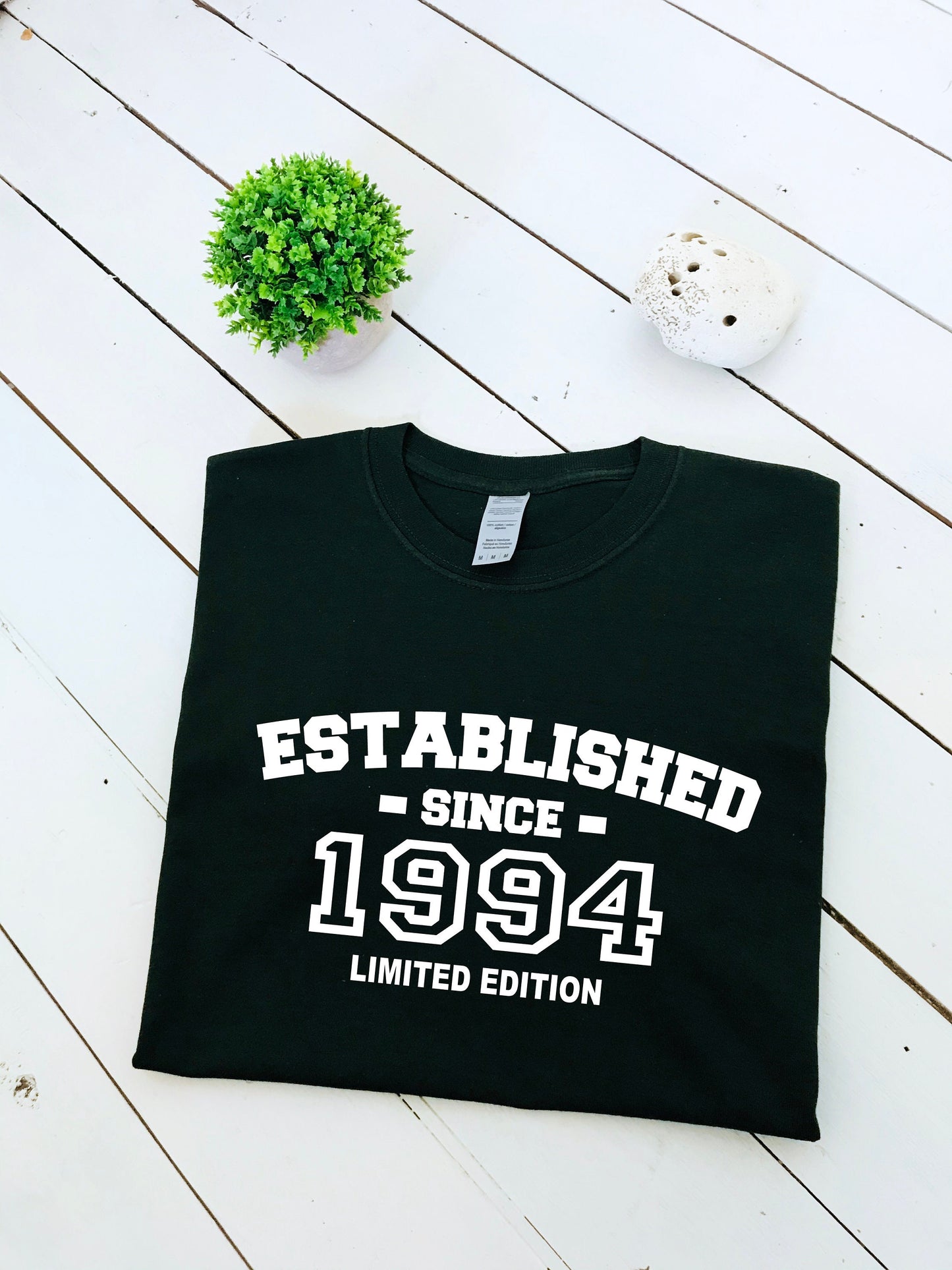 Select any year custom Birthday T-shirt, personalised item, 100% cotton, multiple sizes available for adults and kids, perfect gift