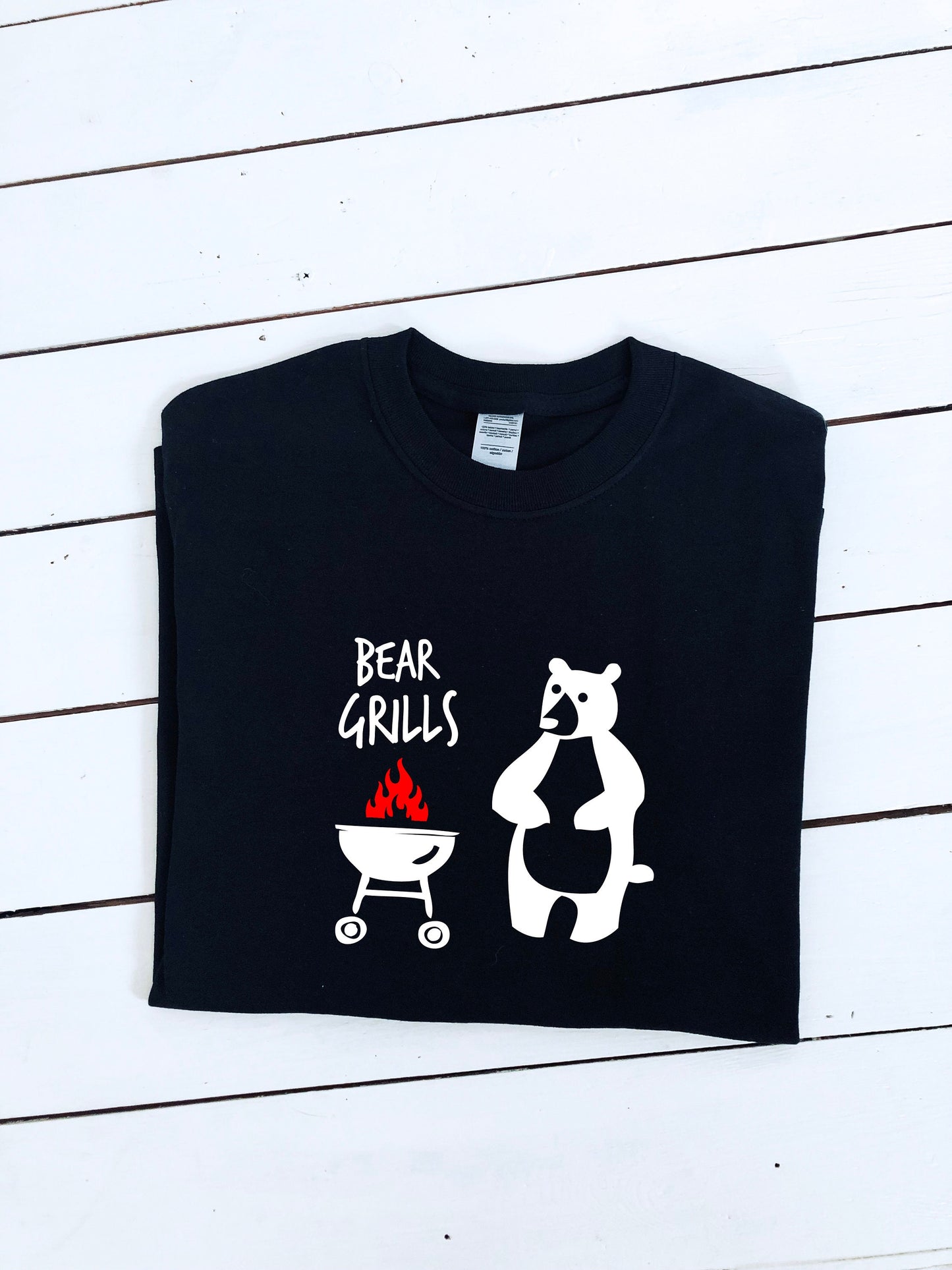 Bear Grills printed T-shirt, multiple sizes and colours, mens & womens top, kids sizes, funny shirt, graphic tees, perfect gift