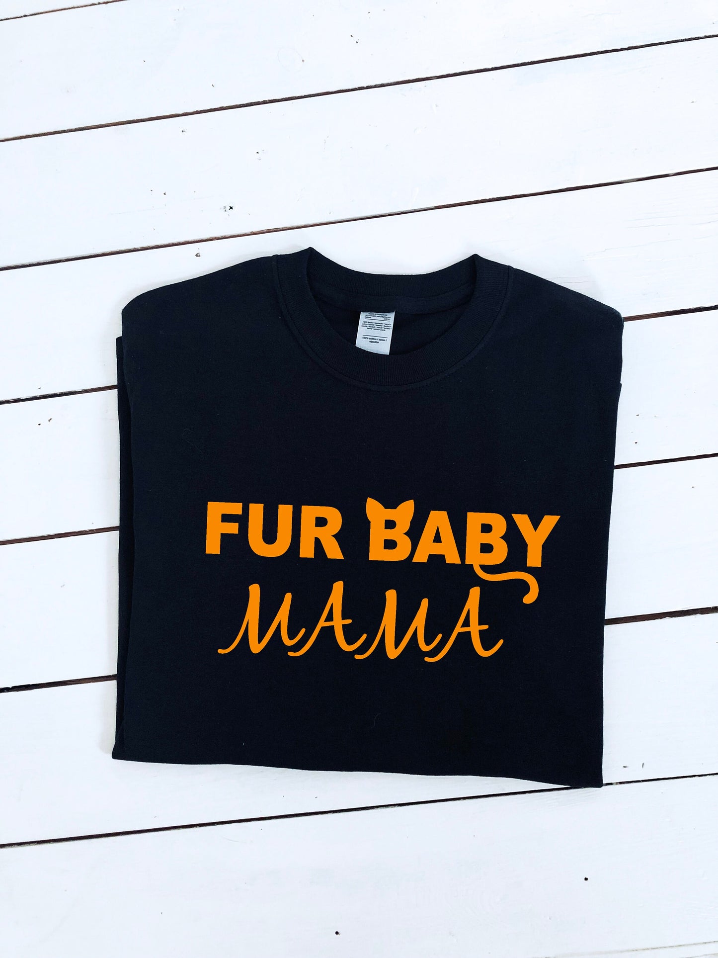 Fur baby mama printed T-shirt, multiple sizes and colours, mens & womens top, dog lover tee, cat lover tee, dog tshirt, cat tshirt,