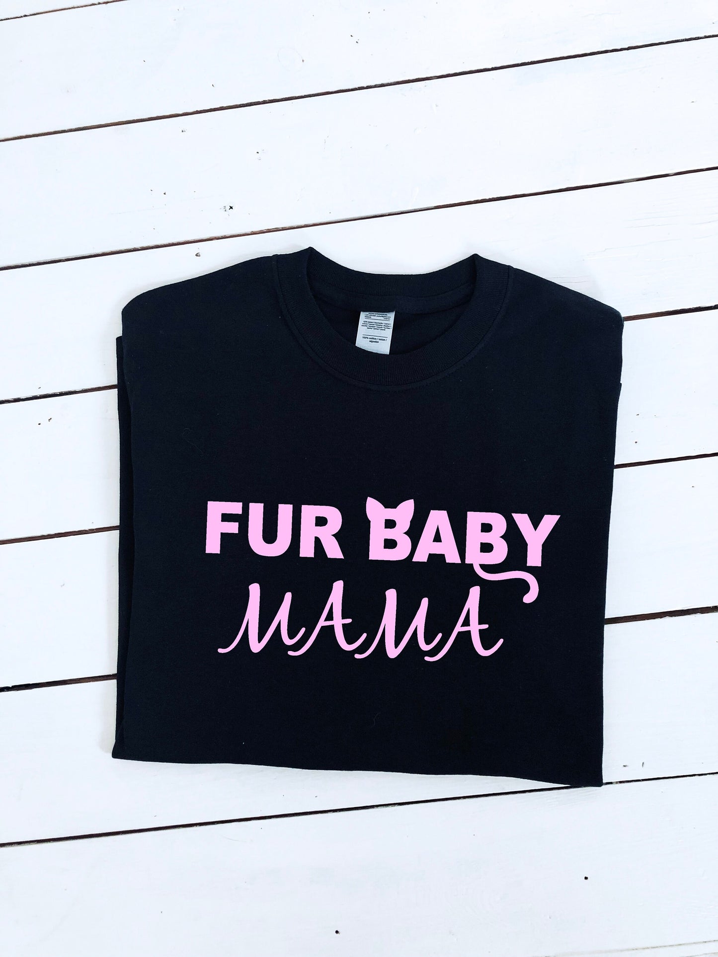 Fur baby mama printed T-shirt, multiple sizes and colours, mens & womens top, dog lover tee, cat lover tee, dog tshirt, cat tshirt,