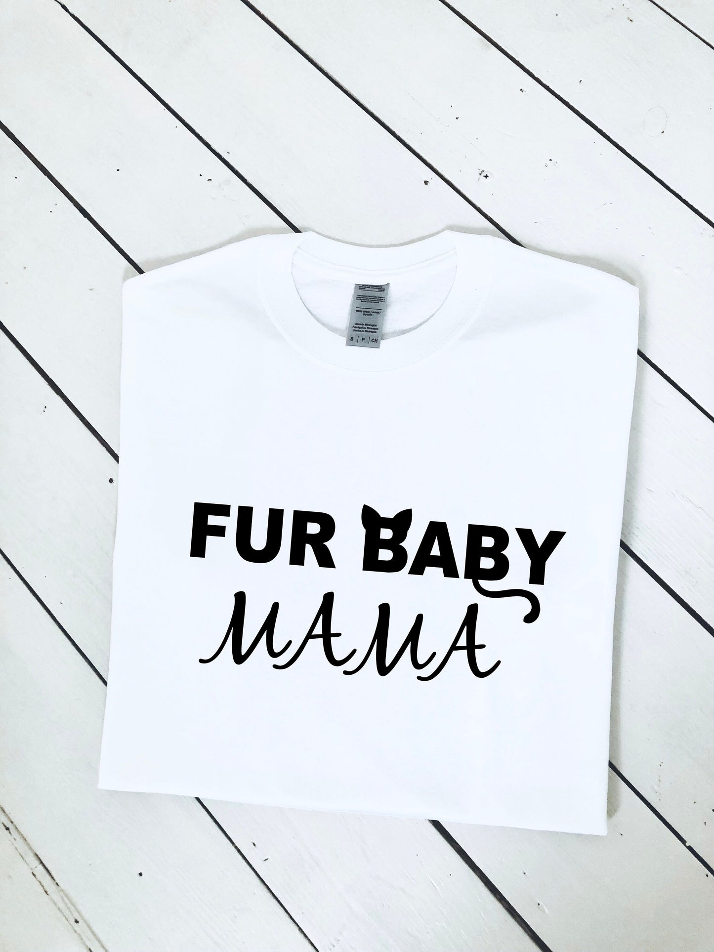 Fur baby mama printed T-shirt, multiple sizes and colours, mens & womens top, dog lover tee, cat lover tee, dog tshirt, cat tshirt,