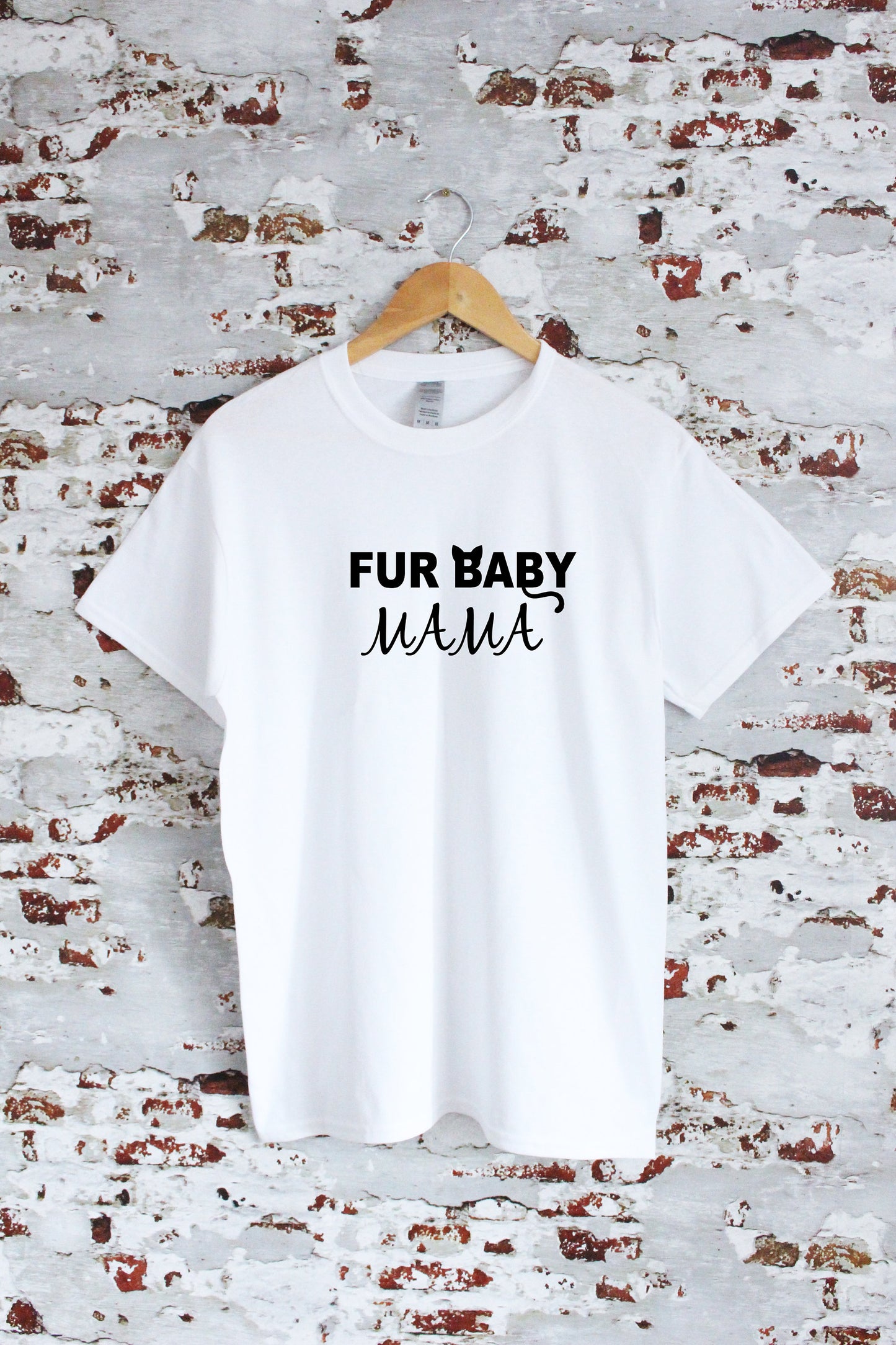 Fur baby mama printed T-shirt, multiple sizes and colours, mens & womens top, dog lover tee, cat lover tee, dog tshirt, cat tshirt,