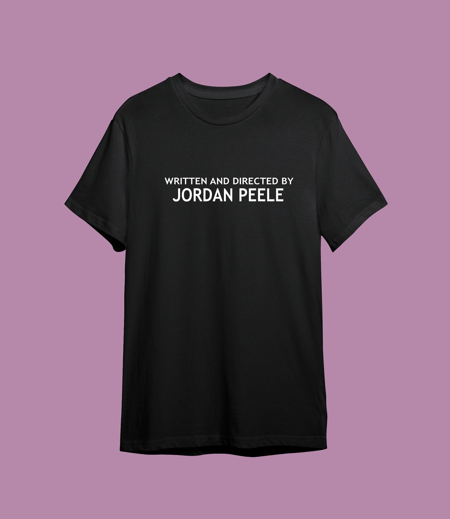 Written and Directed by Jordan Peele T-shirt, multiple colour tees, mens and womens sizes, halloween clothing, horror, printed item