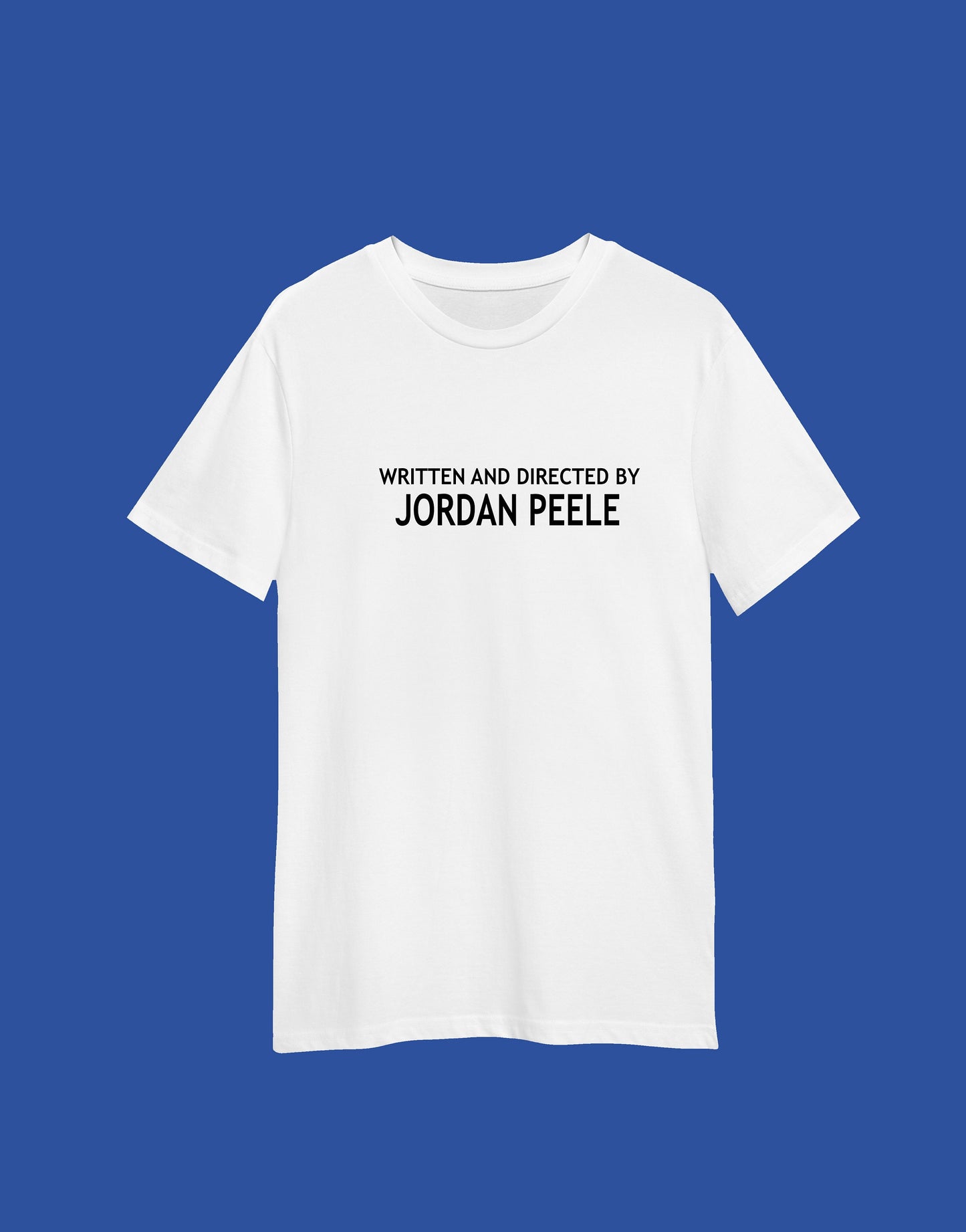 Written and Directed by Jordan Peele T-shirt, multiple colour tees, mens and womens sizes, halloween clothing, horror, printed item