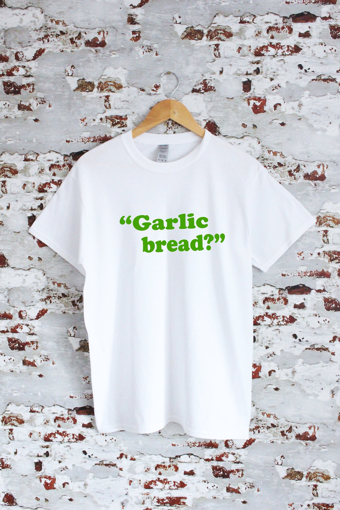 Garlic bread? slogan printed T-shirt, multiple sizes and colours, mens & womens top, funny tshirt, funny tee :)