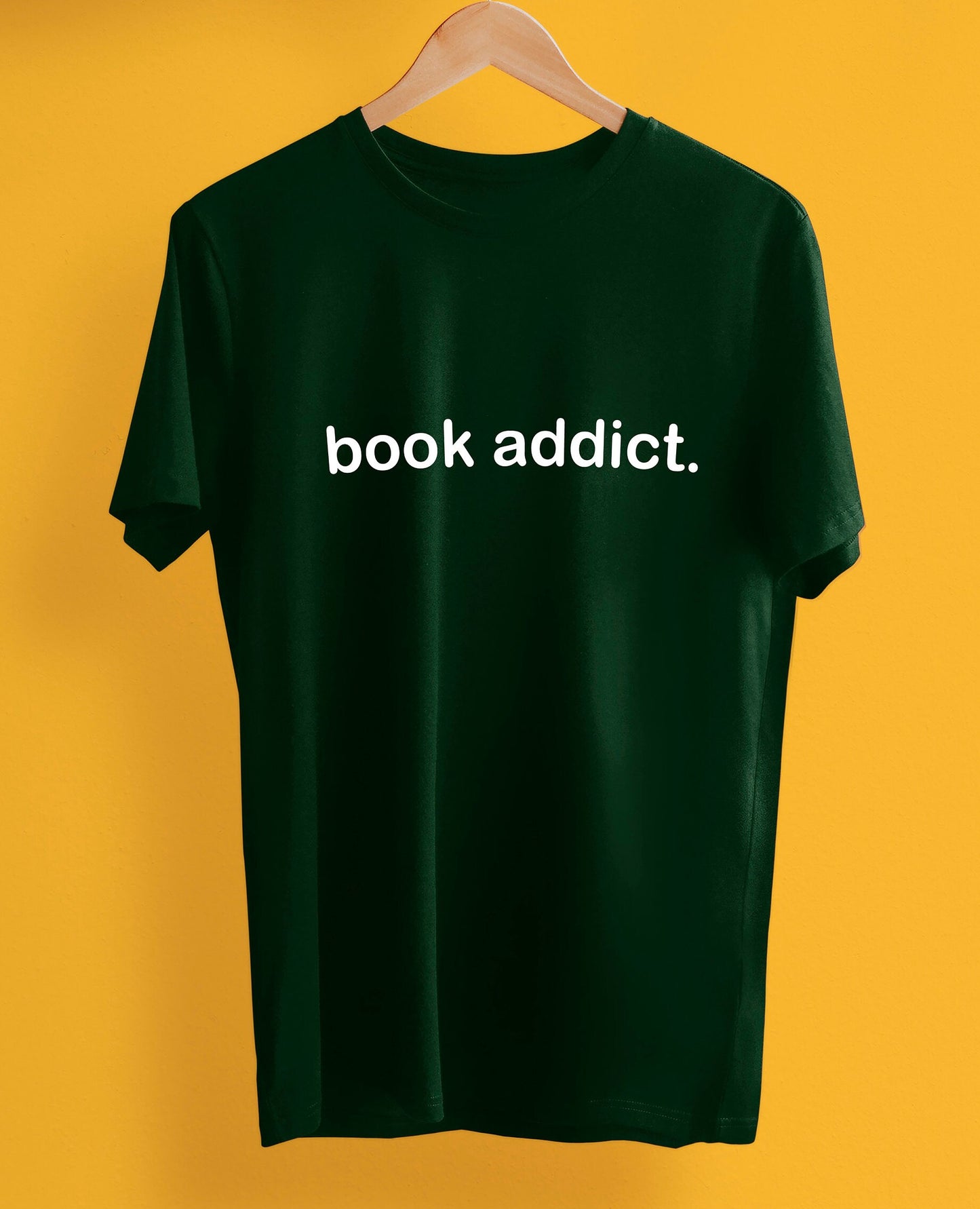 book addict slogan T-shirt, unisex & womens sizes, multiple colour shirts, book lover gift, book tshirt, literature, reading, me time tee