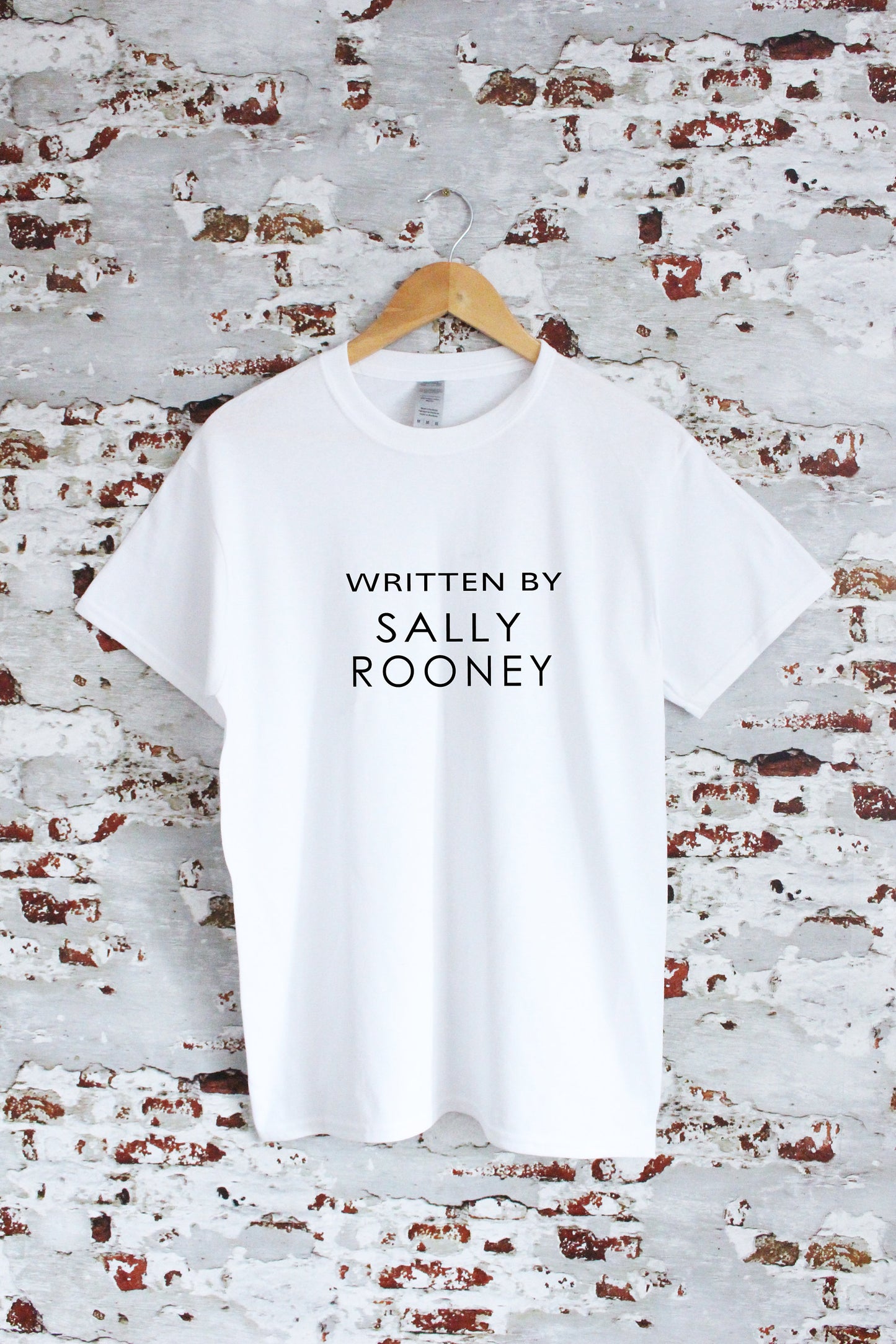 Written by Sally Rooney print T-shirt, unisex item, unisex and women's sizes, super fan item, movie tee, insta Shirt