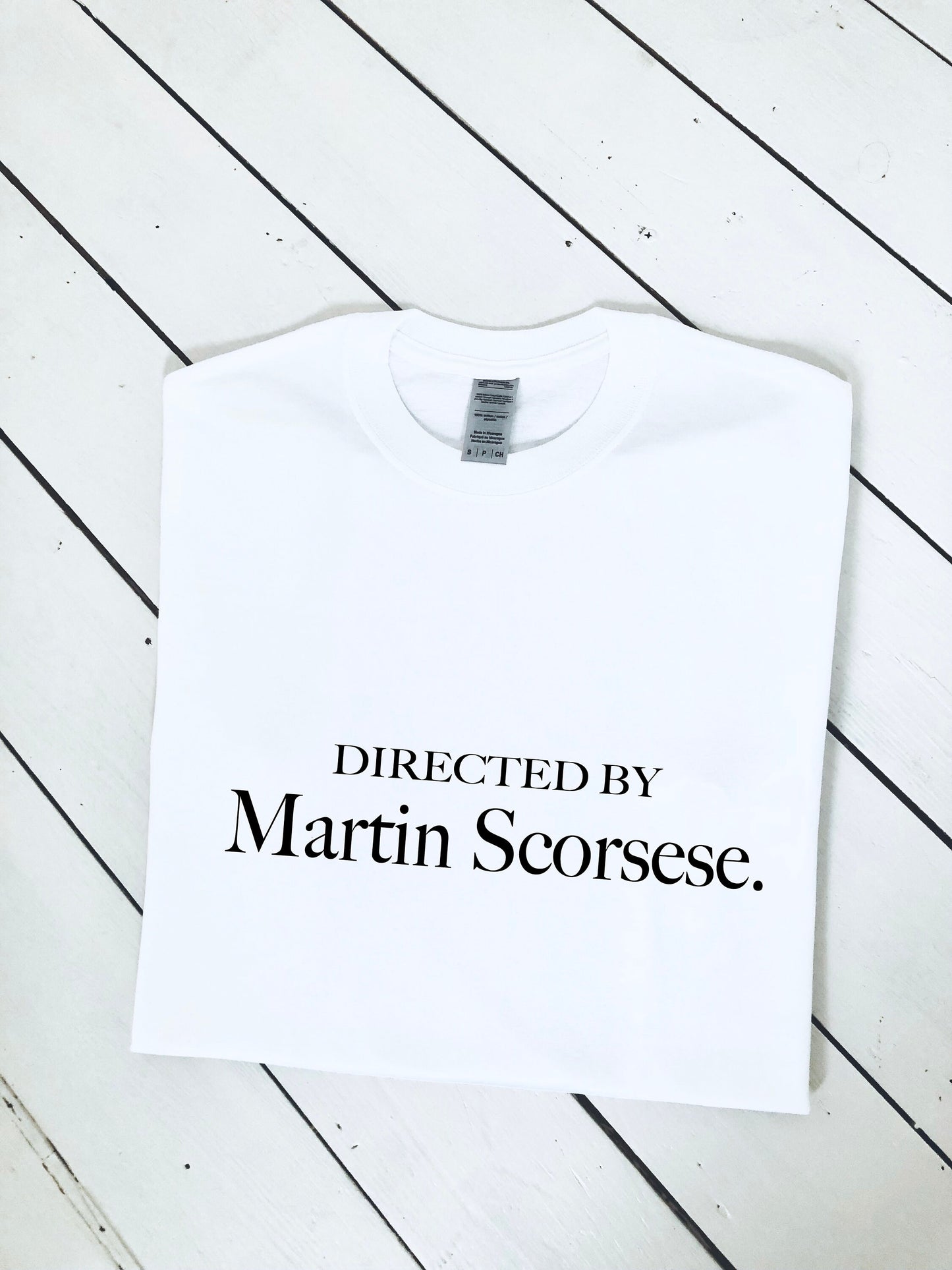 Directed by Martin Scorsese print T-shirt, unisex item, fan item, movie tee, insta Shirt