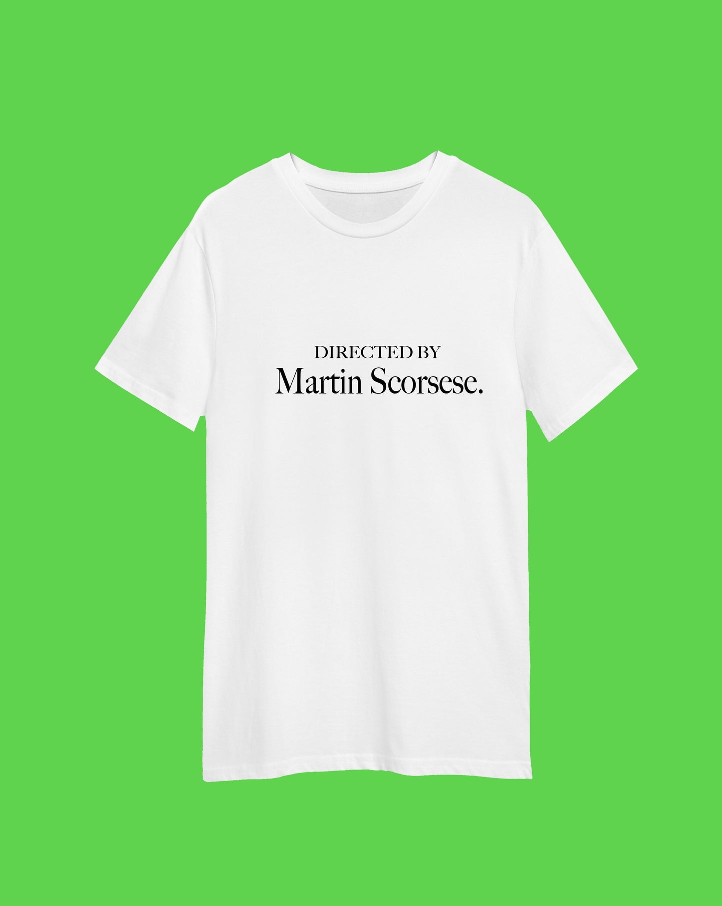 Directed by Martin Scorsese print T-shirt, unisex item, fan item, movie tee, insta Shirt
