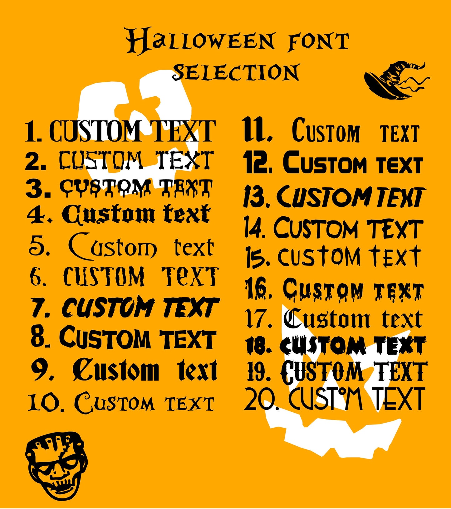 Halloween Custom text T-shirt, choose your text, Unisex, ladies & youth sizes available, multiple fonts and colours, design your tshirt