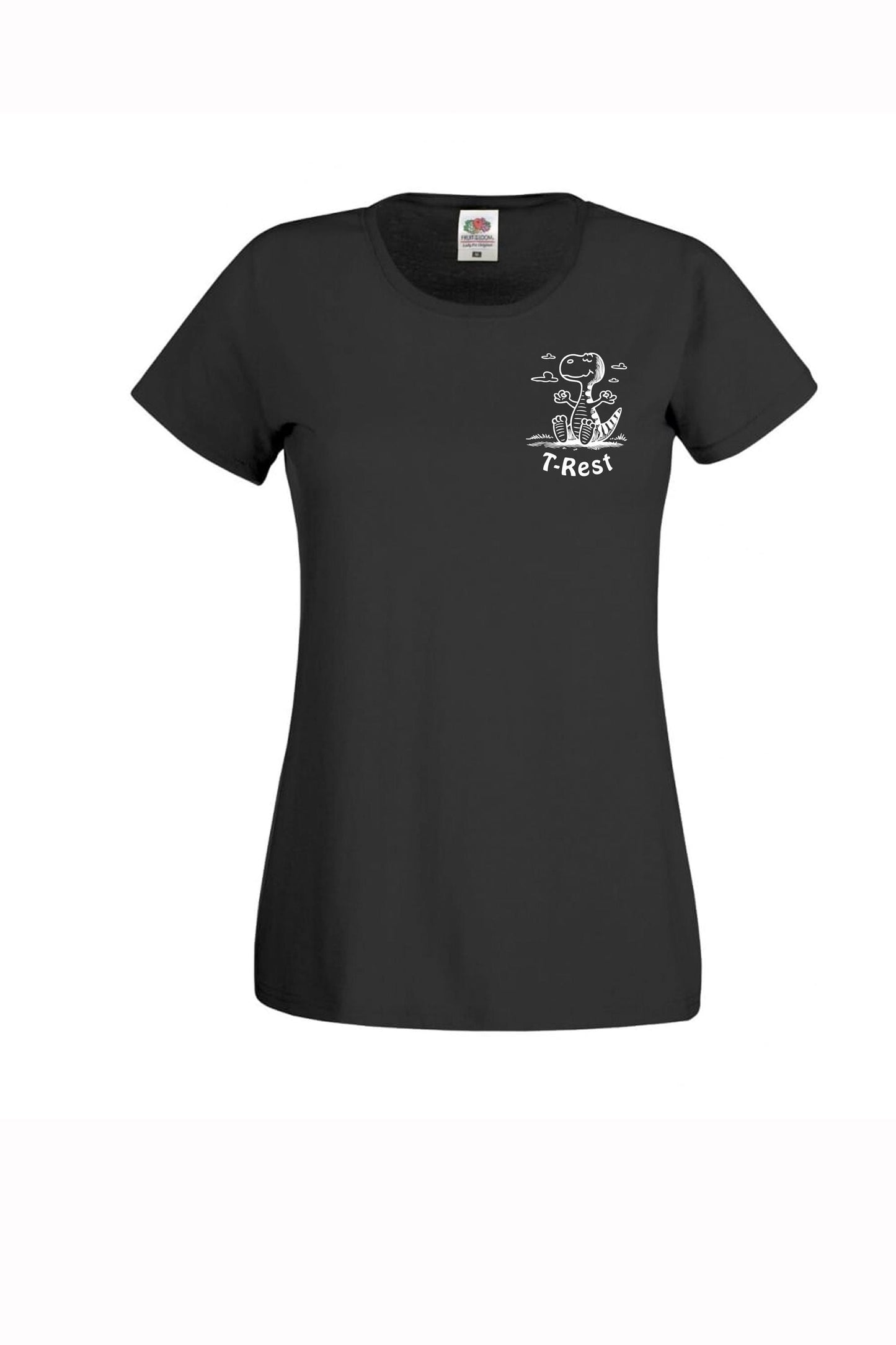 Dinosaur T-Rest mindfulness print T-shirt, multiple sizes and colours, mens & womens top, Kids sizes available, dinosaurs, jurassic, zen :)