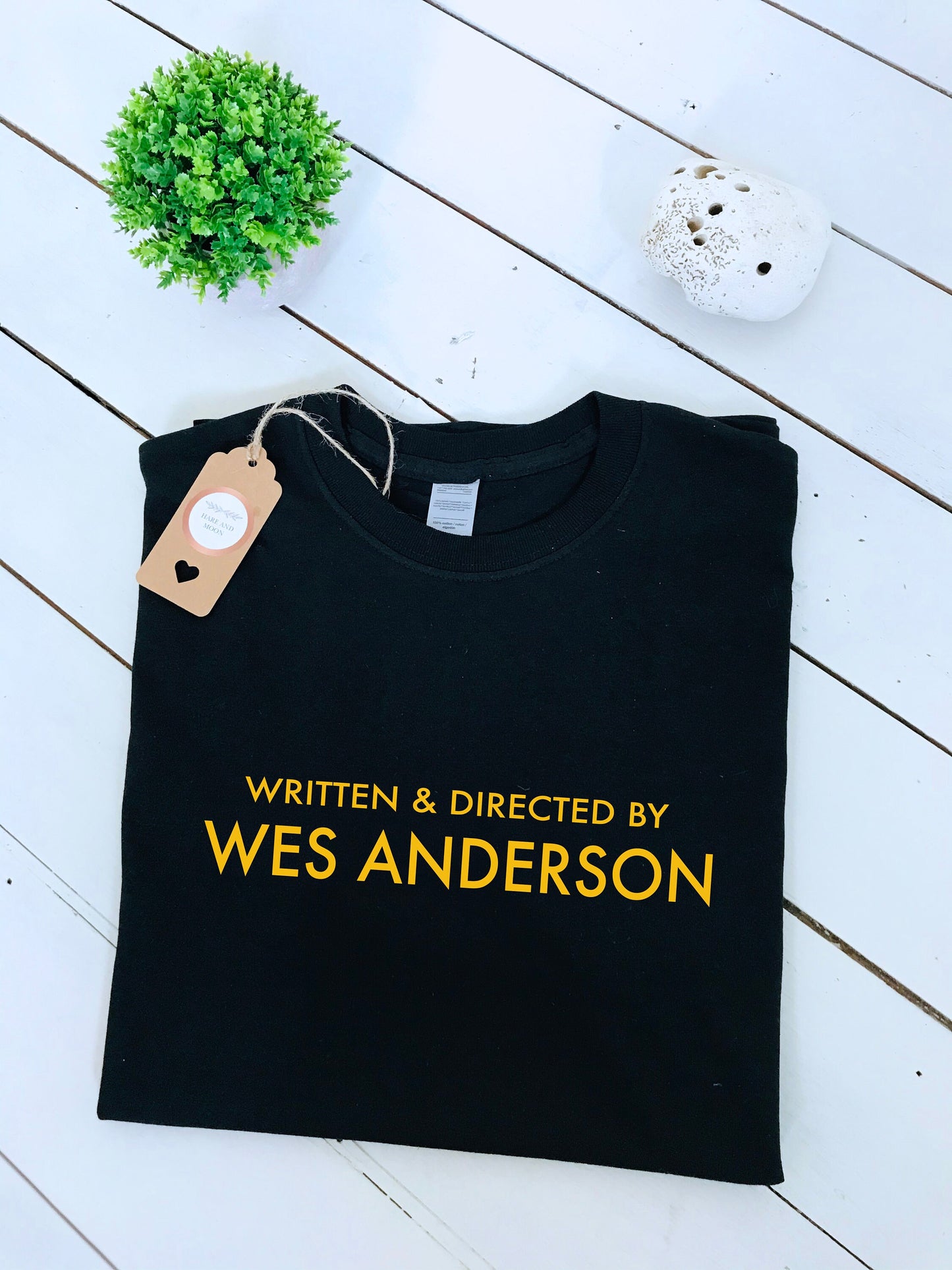 Written and Directed by Wes Anderson T-shirt, multiple colour tees, mens and womens sizes, movie clothing, movie gift idea