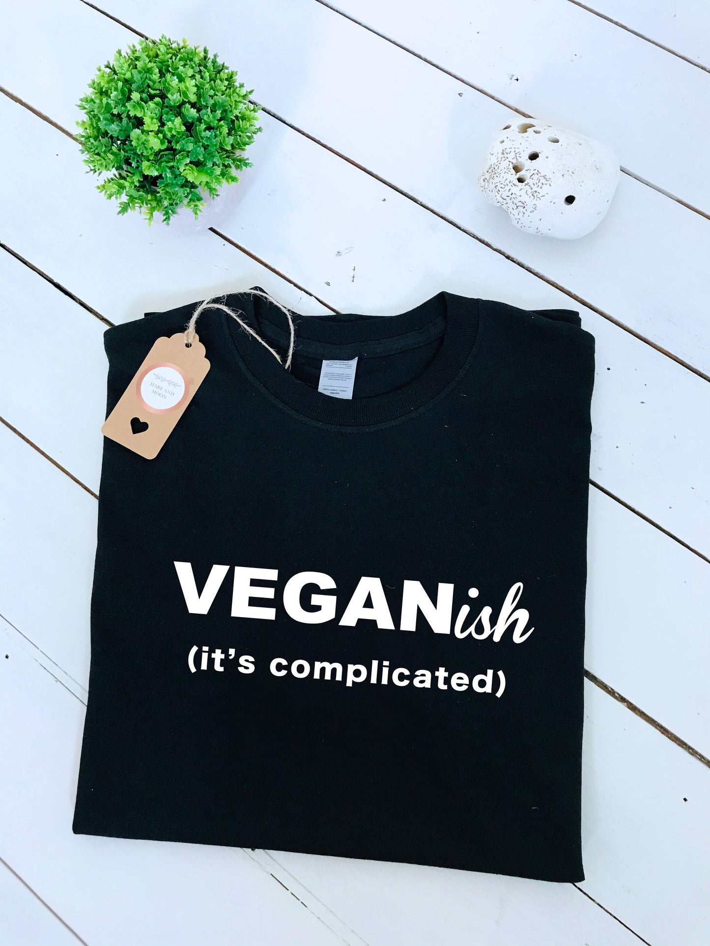 Veganish funny slogan T-shirt, unisex, multiple sizes & colours, stop the war, mens and womens top, vegan, friends to animals, animal lover