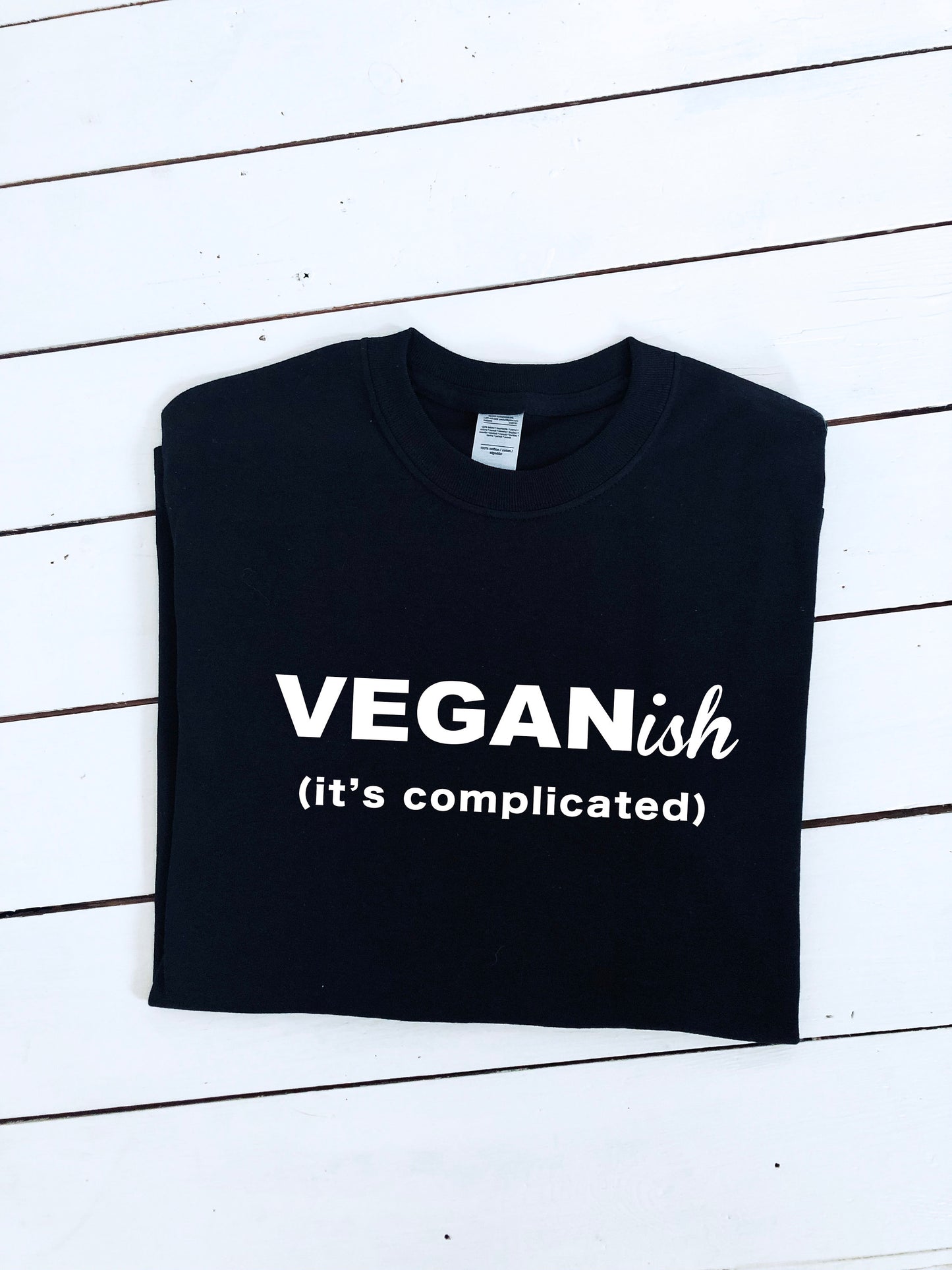 Veganish funny slogan T-shirt, unisex, multiple sizes & colours, stop the war, mens and womens top, vegan, friends to animals, animal lover