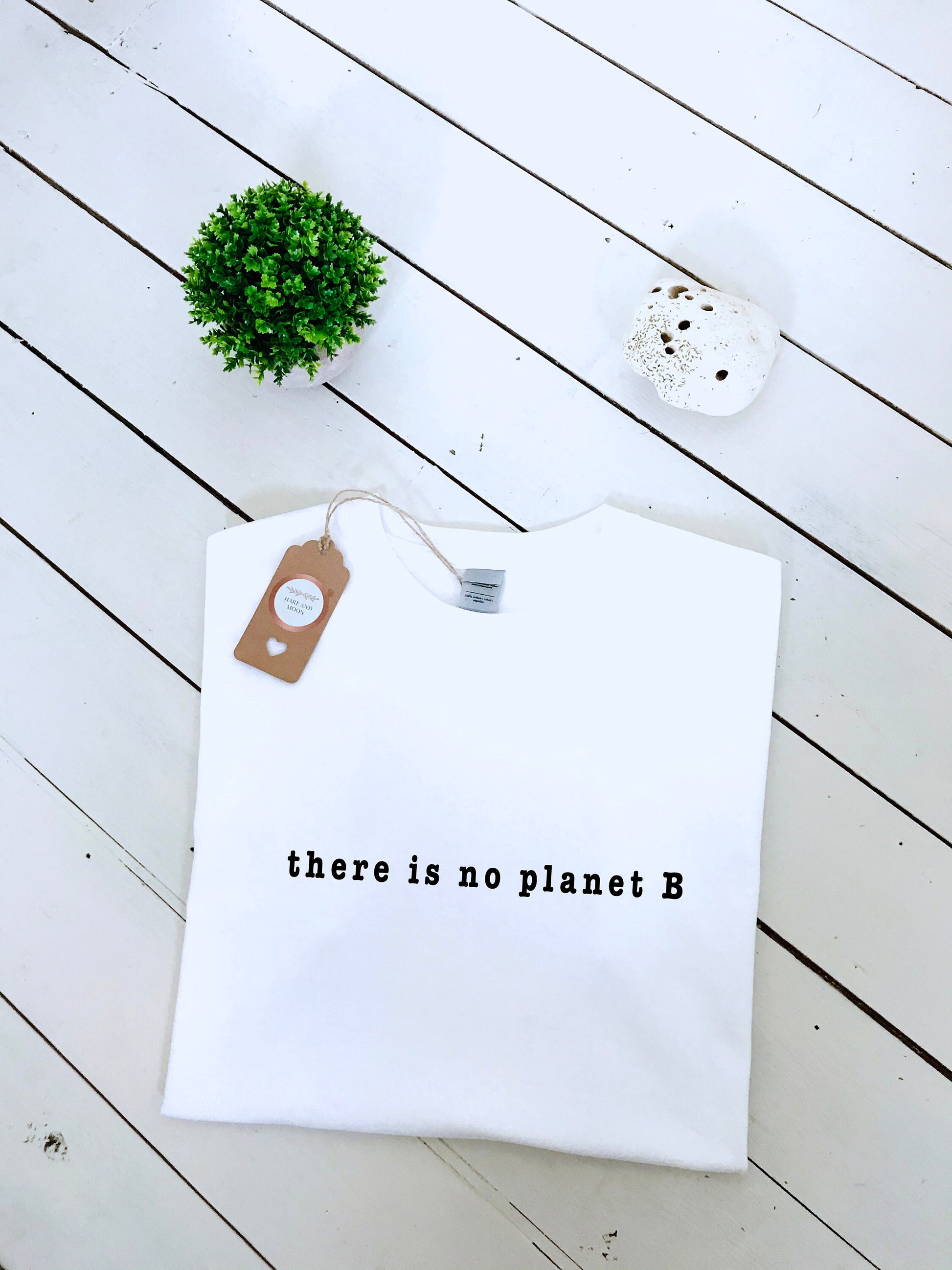 There is no planet B slogan printed T-shirt, multiple sizes and colours, womens top, climate change, activism, enviroment, nature, Greta