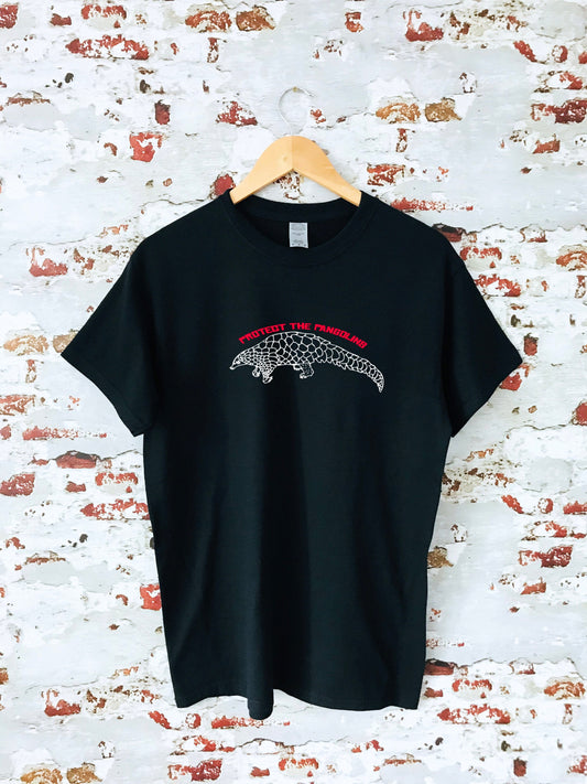 Protect The Pangolin Unisex T-shirt, multiple sizes and colours, wildlife, animal protection, climate change, men and womens top