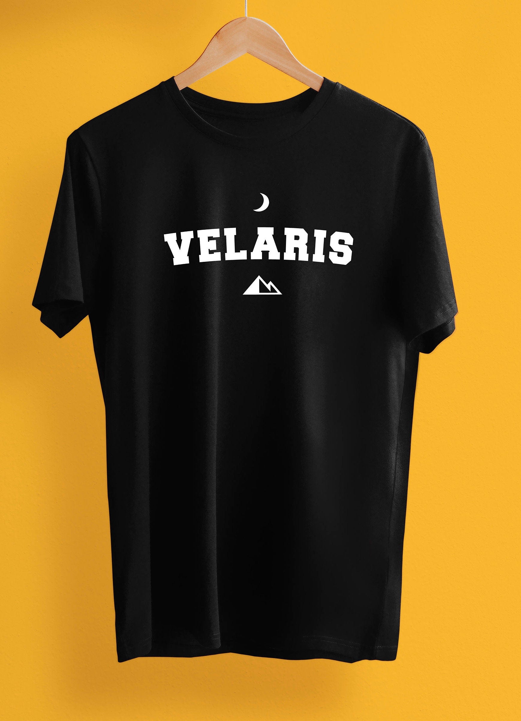 Velaris print T-shirt, unisex, mulitple sizes and colours, city of starlight, mens & womens tops, book tshirt, book gift, mass inspired tee