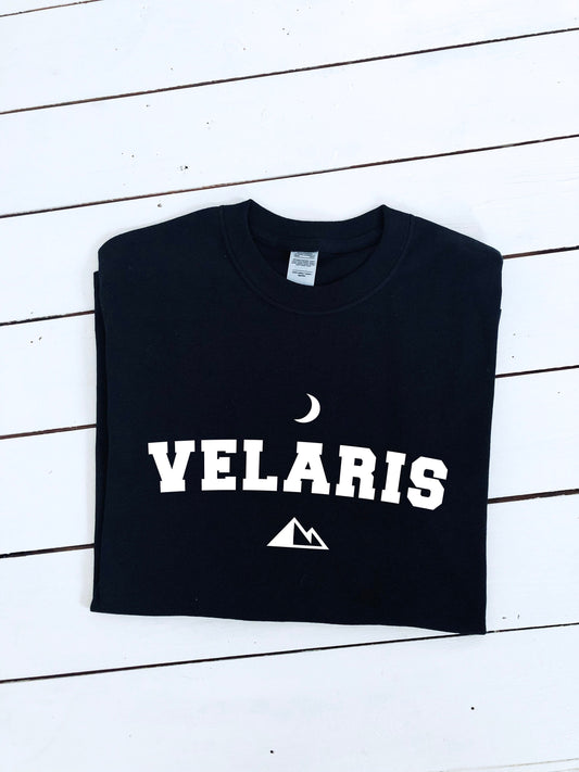 Velaris print T-shirt, unisex, mulitple sizes and colours, city of starlight, mens & womens tops, book tshirt, book gift, mass inspired tee