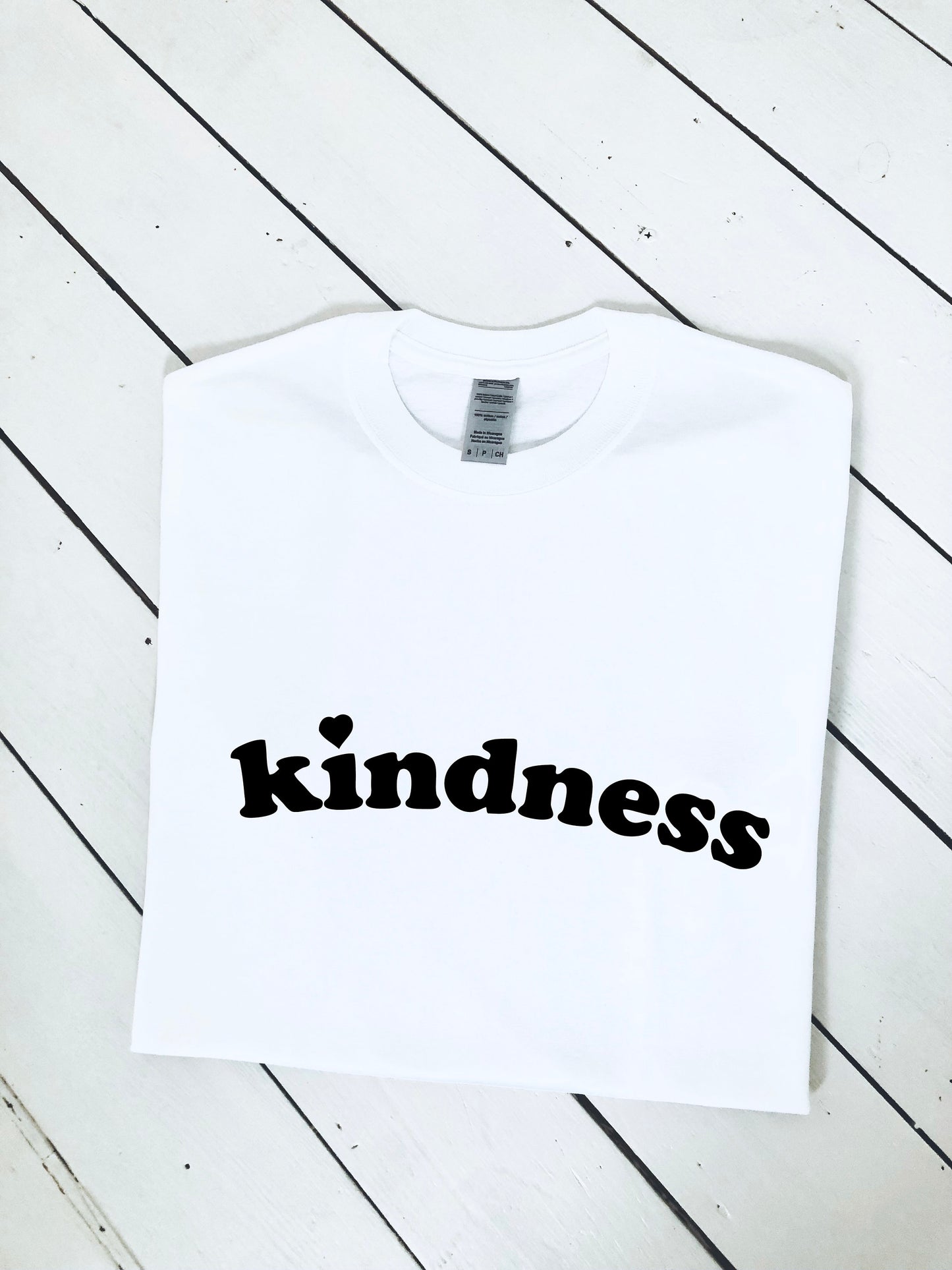 Kindness slogan T-shirt, womens sizes, multiple sizes and colours, self-esteem, good vibes, motivational, mindfulness tshirt